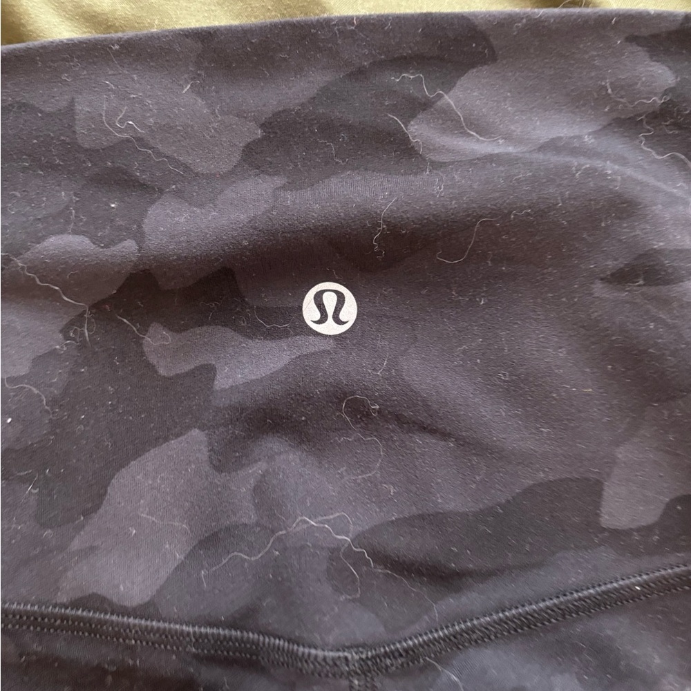 lululemon athletica Black Camouflage Leggings